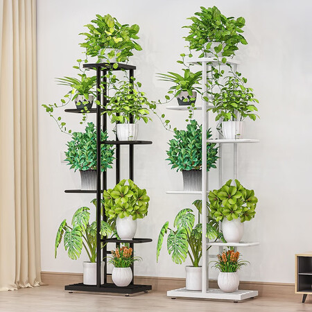 深度点评亚思特（YASITE）花架子北欧室内阳台装饰架铁艺客厅置物架多层挂架绿萝架真实使用感受？图文解说评测！