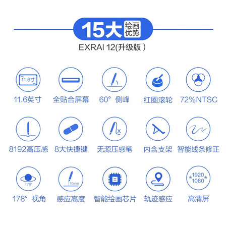 友基exrai12升级版和高漫156哪个好?有区别没有?