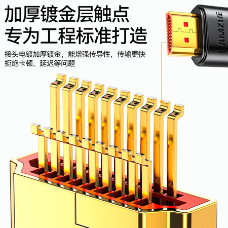 优缺点感受山泽 HDMI线2.0版 4K数字高清线 3D视频线工程级 笔记本电脑机顶盒连接优缺点分析参考？内情必看测评！！