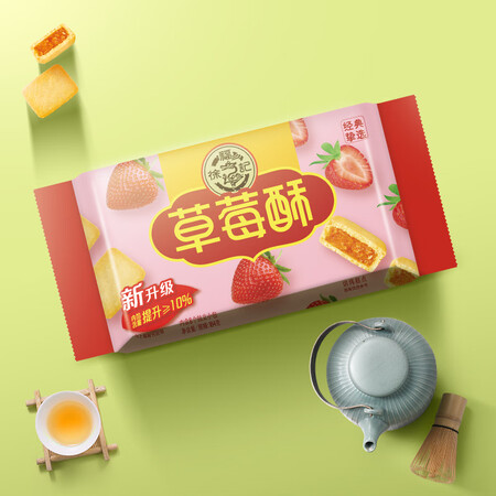 深入点评徐福记 包馅酥 草莓酥 一口酥 营养早餐点心蛋糕184g袋评测优缺点？买过的朋友来说说！！