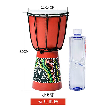 反馈海之韵非洲鼓儿童初学者入门成人演奏打击乐器山羊皮非洲可以入手的吧？图文报告评测曝光！