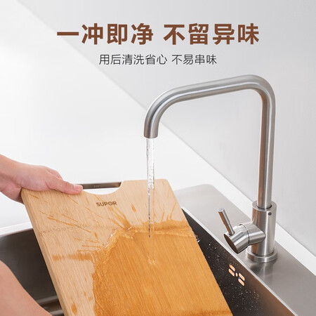 全新揭秘苏泊尔SUPOR 天然整竹砧板切菜板加大双面可用家用案板真实使用心得？优缺点须知！