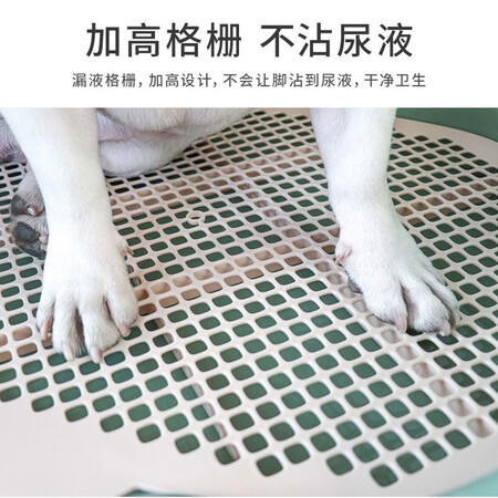 请问一下萌嘟星宠 狗厕所冲水宠物狗狗用品小中型犬便盆 蓝色大号真实感受曝光？评测一星期经验分享！
