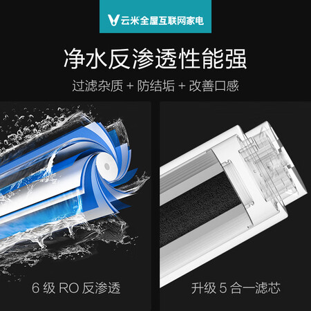云米 智能净水器家用直饮RO反渗透600加仑 MR672-A怎么样?好不好用?