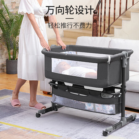 全面解析曝光优乐博婴儿床多功能移动拼接宝宝床可折叠小户型新生儿哄睡神器摇摇床 婴儿优缺点分析参考，达人分析测评如何！