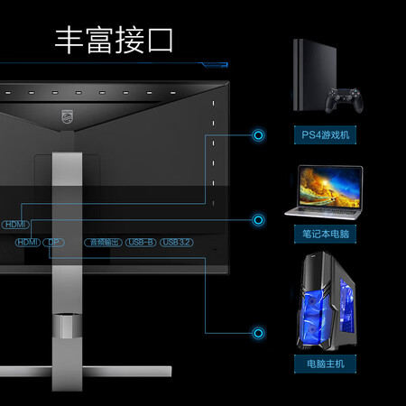 飞利浦猛腾 27英寸 4K超清显示器 278M1R怎么样?牌子好吗?