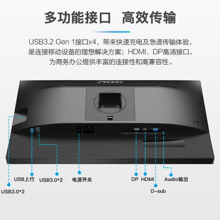 AOC 21.5英寸全高清 IPS窄边框显示器22P2U怎么样?值得入手吗?