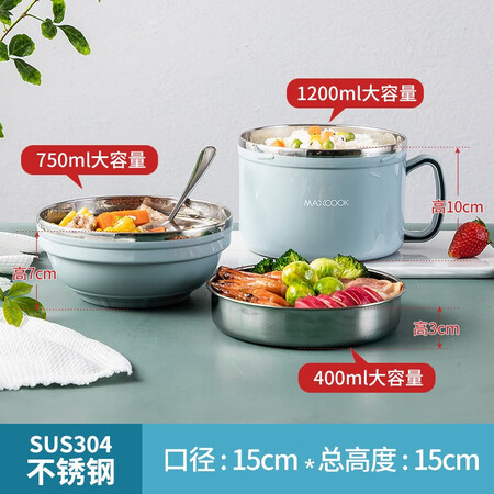 内行人点评美厨不锈钢泡面碗质量怎么样？大家觉得价格怎么样！