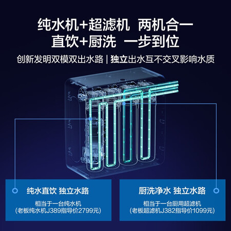 老板WB770A+J330 厨下8套洗消一体全能净水器套装怎么样?性价比高吗?
