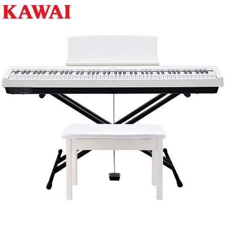 了解分析卡瓦依（KAWAI）电钢琴ES110白色主机 88键重锤电子数码质量好吗？这个用的好吗！！