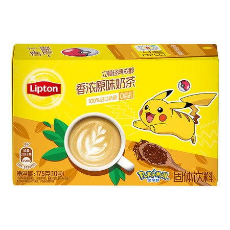 一起谈谈立顿（Lipto）经典浓醇原味宝可梦奶茶 速溶袋装奶茶粉100%进口奶源10优劣全面解析？分享使用感受！