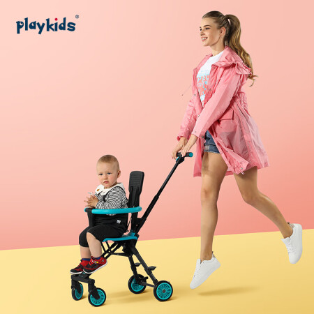 真实解密普洛可（playkids）品牌授权溜娃神器婴儿推车双向简易轻是否还行？说说一个月真相分享！