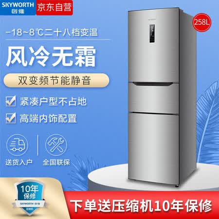 冰箱创维bcd-258wtp和美菱bcd-255wp3cx哪个好?有区别吗?