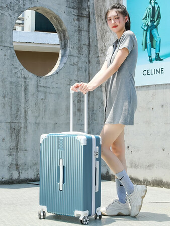 用户解密旅大侠行李箱女韩版万向轮拉杆箱大学生时尚旅行箱男密码性价比高不？看看三星期经验分享！