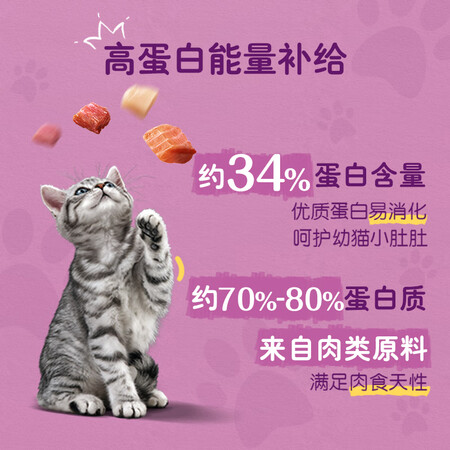 感受分享伟嘉幼猫猫粮1.2kg吞拿鱼味布偶蓝猫橘猫加菲英短猫咪全配置怎么样？达人分析测评如何！