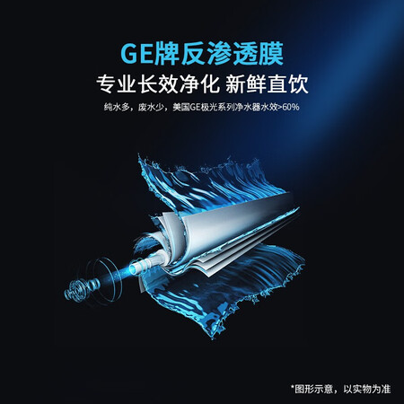 通用GE极光600G厨下纯水机RO反渗透净水器GEUR-600B01怎么样?口碑如何?
