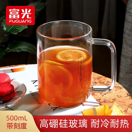 优缺点揭秘富光凡生系列玻璃杯 男女花茶杯子单层果汁杯牛奶杯带把评价真的好吗？质量评测揭秘！