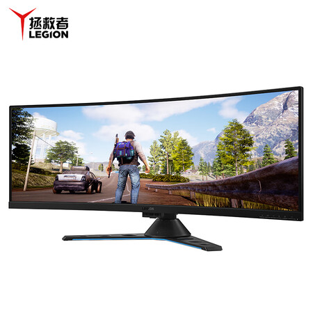 联想Y44w 43.4英寸 曲面屏显示器怎么样?是品牌吗?