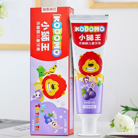 请问点评狮王(Lio)小狮王儿童牙膏6个月-12岁  宝宝牙膏 天然木糖醇牙膏儿童 草莓+配置怎么样？谁熟悉呀？！