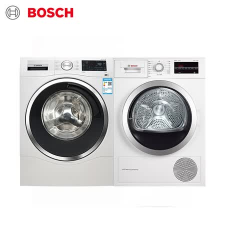 博世10公斤洗+9公斤干洗烘套装 WAU28560HW+WTW875601W怎么样？评测好吗？