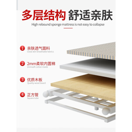 梦忆笙折叠床单人床陪护出租房家用硬板床办公室午睡简易便携行揭秘质量好不好_http://www.meifudie.com_好物_第5张