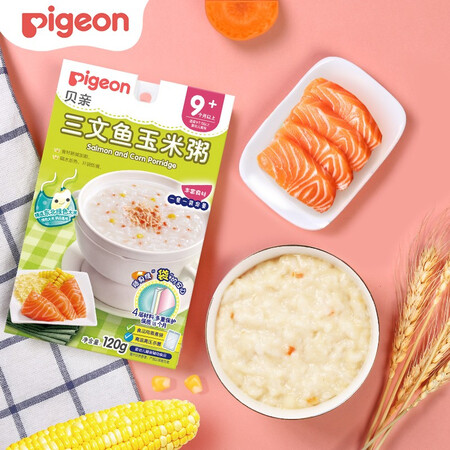 解疑感受贝亲（Pigeo）婴幼儿辅食粥 辅食米糊 宝宝辅食 三文鱼玉米性价比高如何？吐槽大实话！