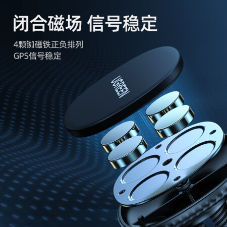 绿联（UGREEN）车载手机支架 磁吸手机架汽车仪表盘中控性价比高吗_http://www.meifudie.com_好物_第5张