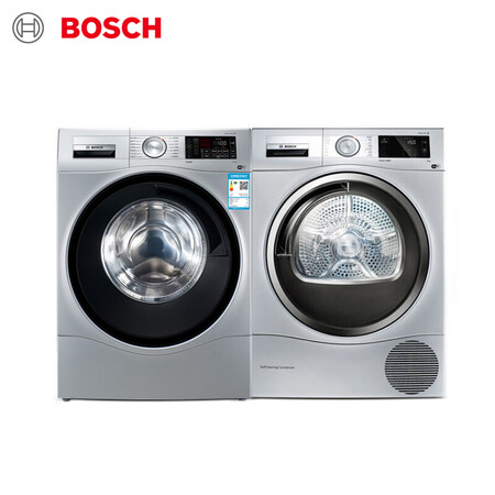 博世WAU28568HW+WTU876H80W 10公斤洗+9公斤干洗烘套装怎么样?评价如何?