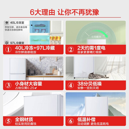 海尔137升和118升的冰箱哪个好点-海尔137升和118升的冰箱深度对比_http://www.meifudie.com_好物_第4张