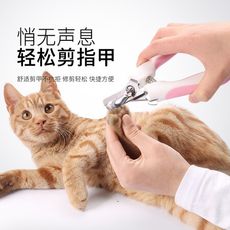 一起剖析【适合新手】宠物指甲剪刀钳 猫咪狗狗美容工具用品 带锉刀 小号樱花粉-送使用后评测？老司机爆料必看！