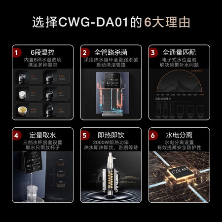COLMO EVO系列壁挂式饮水机CWG-DA01怎么样?好不好用?