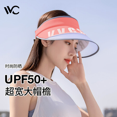 对比使用VVC防晒遮阳帽女夏季新款太阳帽防紫外线出游空顶帽 时尚款-西口碑如何？口碑评测可以看看！