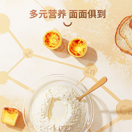 深度体验分析秋田满满松饼粉蛋糕低筋面粉中筋高筋营养无钠添加低精面是否值得入手？使用感受如何呢！