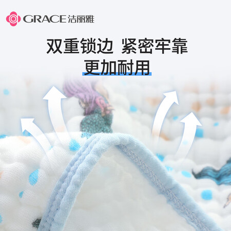 深度评测洁丽雅6层纯棉婴儿浴巾柔吸水洗澡巾纱布幼儿童宝宝新生真实感受如何？同事使用分享！