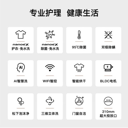 松下滚筒洗衣机10公斤 洗烘一体机XQG100-NGA6F怎么样?好不好用?