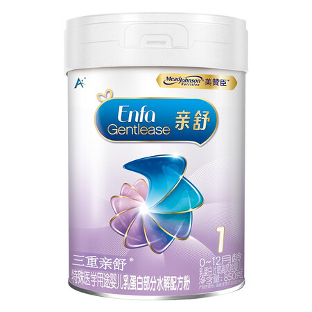 使用对比美赞臣亲舒乳蛋白部分水解婴儿配方奶粉850克(0-12月)口碑怎样？看看三周心得分享！