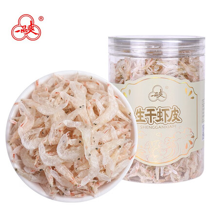 一品爽 生干虾皮68g 不咸生晒可磨粉虾米海米干 紫菜虾真相评测如何_http://www.meifudie.com_好物_第1张