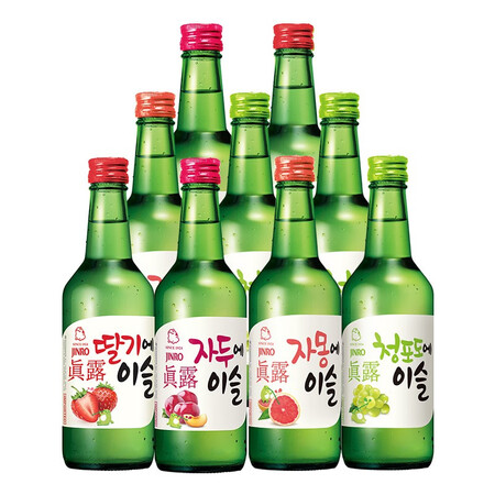 使用分析真露韩国烧酒13°青葡萄3瓶李子西柚草莓2瓶360ml混合装评测如何？好评差评优缺点曝光！