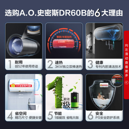 史密斯dr60b和f160哪个好？区别有没有？