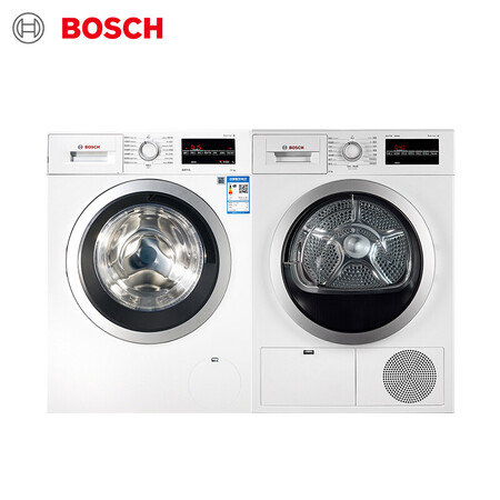 博世WAP282602W+WTG864000W 10公斤洗+8公斤干洗烘套装怎么样?质量靠谱吗?