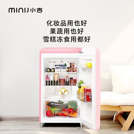 小吉100升迷你复古 风冷无霜小冰箱怎么样?测试如何?