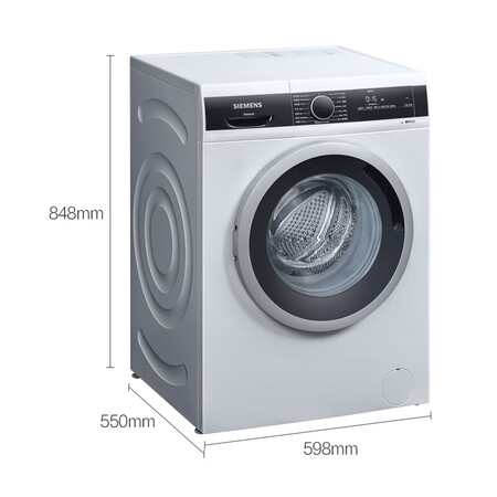 西门子8kg变频洗衣机+9kg烘干机洗烘套装WM12N1J01W+WT47W5601W怎么样？评价如何？