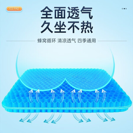 达人感受汽车坐垫夏季凉垫蜂窝凝胶坐垫双层通风冰垫单片座垫通用款轿车货车凉坐垫值得入手吗？使用三个月真相分享！