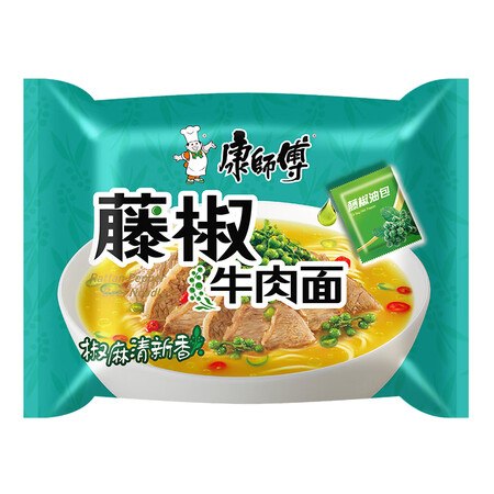 开箱体验康师傅方便面 经典藤椒牛肉面袋面85g5 泡面袋装 速食零食 方口碑如何？评测二周感受分享进来说说感受！