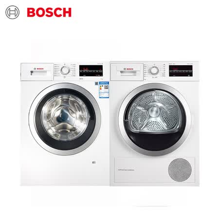 博世10公斤洗+9公斤干WAP282602W+WTW875601W怎么样?使用评价好吗?