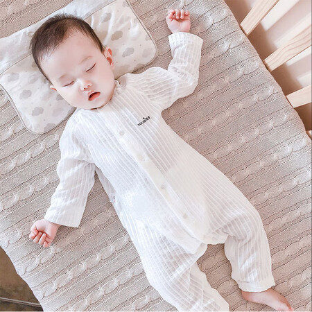 请问一下优科（YOUKE）婴儿衣服新生儿连体衣春秋款纯棉宝宝网纱薄款打底内衣睡衣空真的好不？质量可以放心吗！！
