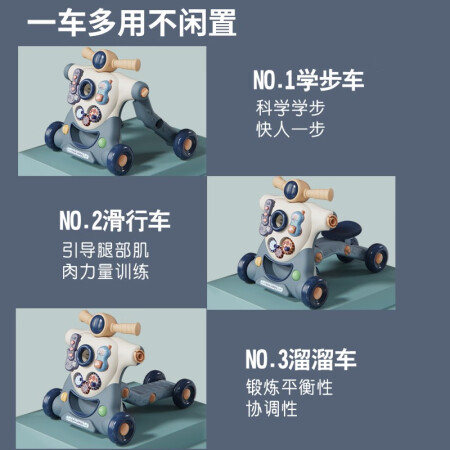 嘻优米婴儿学步车手推车防o型腿平衡车儿童防侧翻多功能优缺点分析参考_http://www.meifudie.com_好物_第2张
