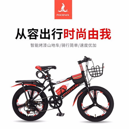 用户说说凤凰儿童自行车男孩女孩学步车8-10-15中大童山地车脚踏评测质量如何呢？告知两星期经验分享！