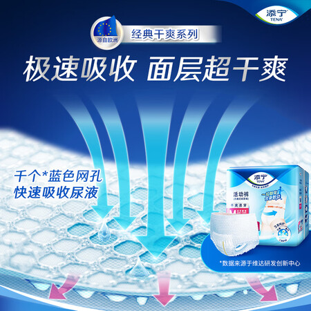 请问剖析添宁（TENA）干爽成人拉拉裤M10片（腰围：50-120cm）内裤优缺点如何？新手必看内情！