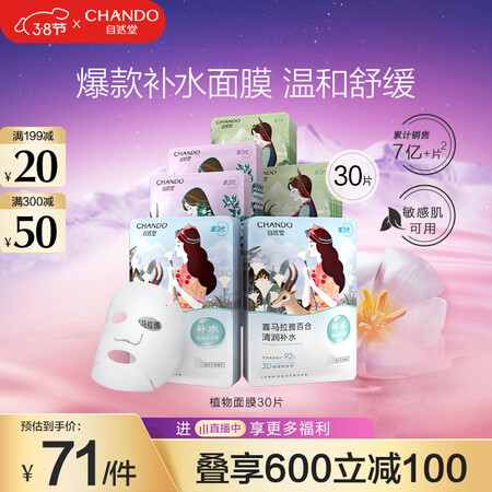 评测对比自然堂（CHANDO）面膜真实情况如何？告知两星期经验分享！